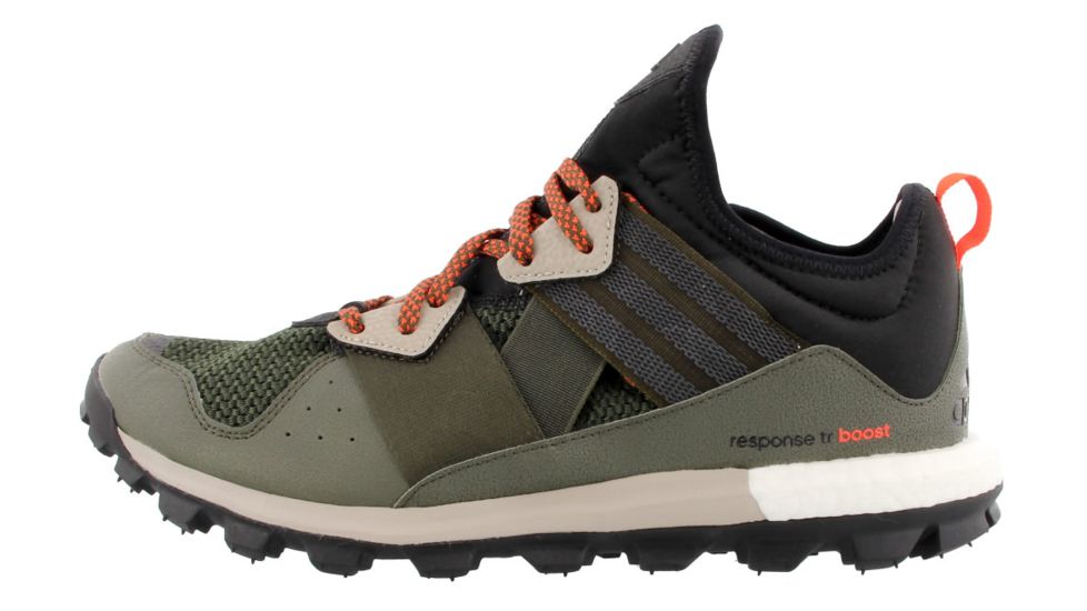 Adidas Terrex Response Trail Boost Trail Running Shoe - Men's-Black/Black/Brown-Medium-9 US