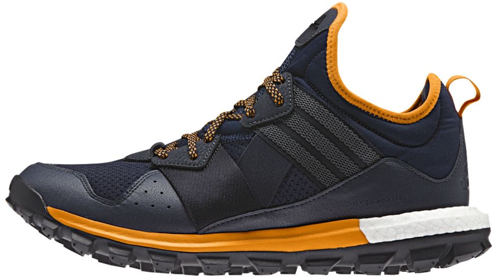 Adidas Terrex Response Trail Boost Trail Running Shoe - Men's-Navy/Blue/Orange-Medium-13