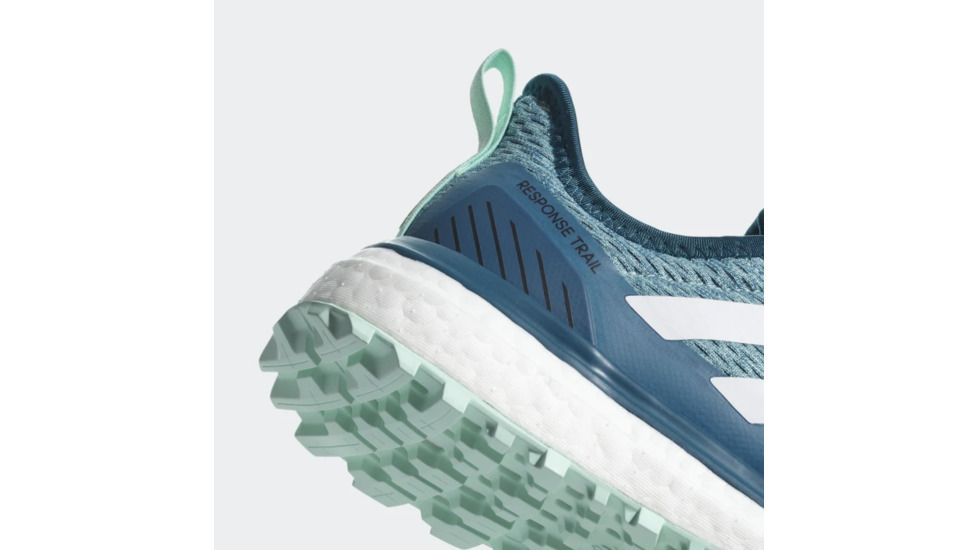 Adidas Terrex Response Trail W - Womens, Black/White/Real Teal, 7, BB6609-7