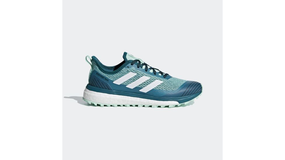 Adidas Terrex Response Trail W - Womens, Black/White/Real Teal, 7, BB6609-7