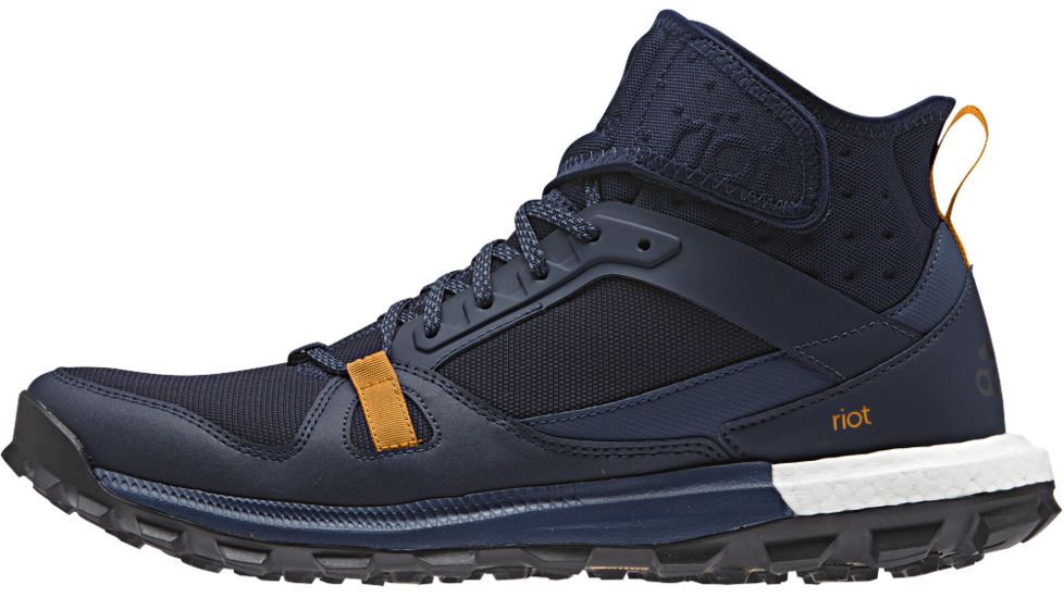 Adidas Terrex Riot Boost Trail Running Shoe - Men's-Navy/Blue/Orange-Medium-8