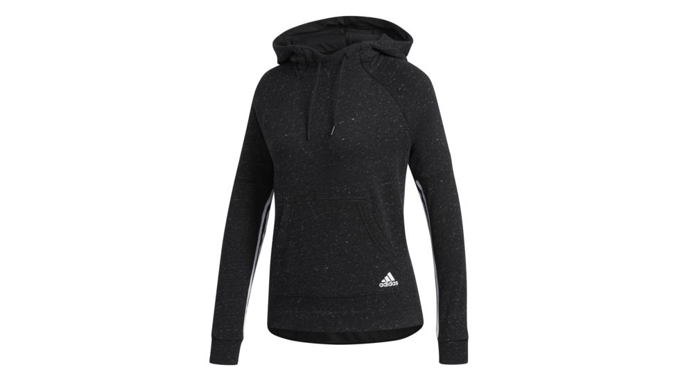 Adidas Terrex Sport 2 Street Women's Pullover Hoodie, Black Melange/White, Small, CW2302-S