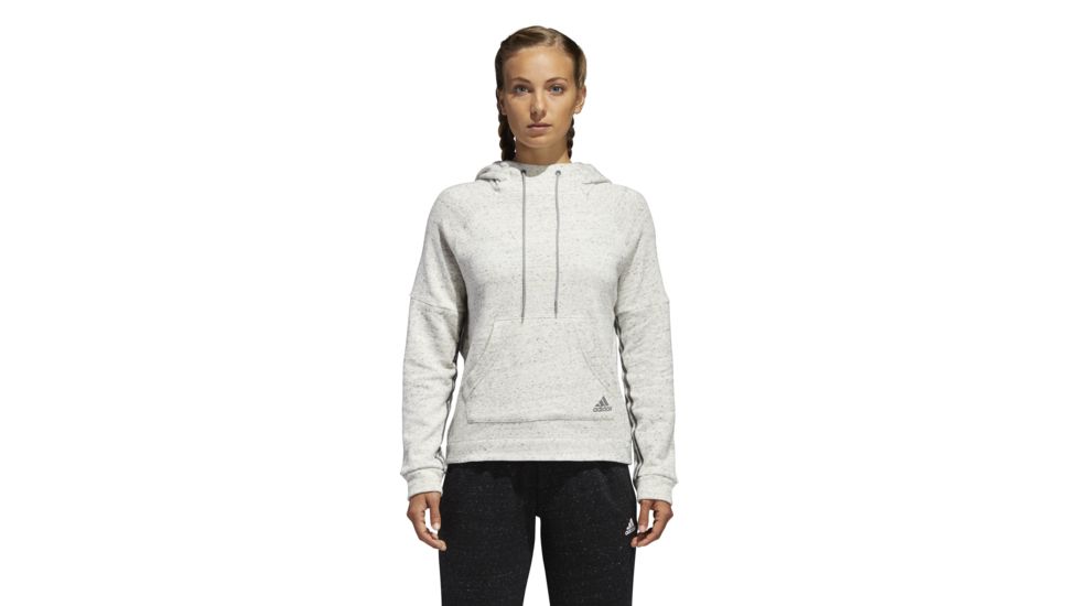 Adidas Terrex Sport 2 Street Women's Pullover Hoodie, White Melange/Grey Three, Extra Large, CW2307-XL