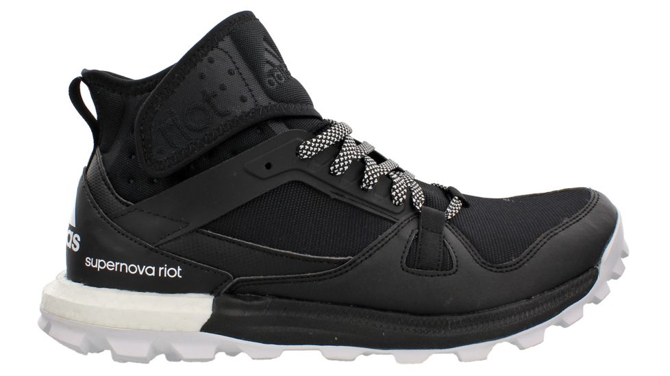 Adidas Terrex Supernova Riot Boost Trail Running Shoe - Men's-Black/White/Gold-Medium-8