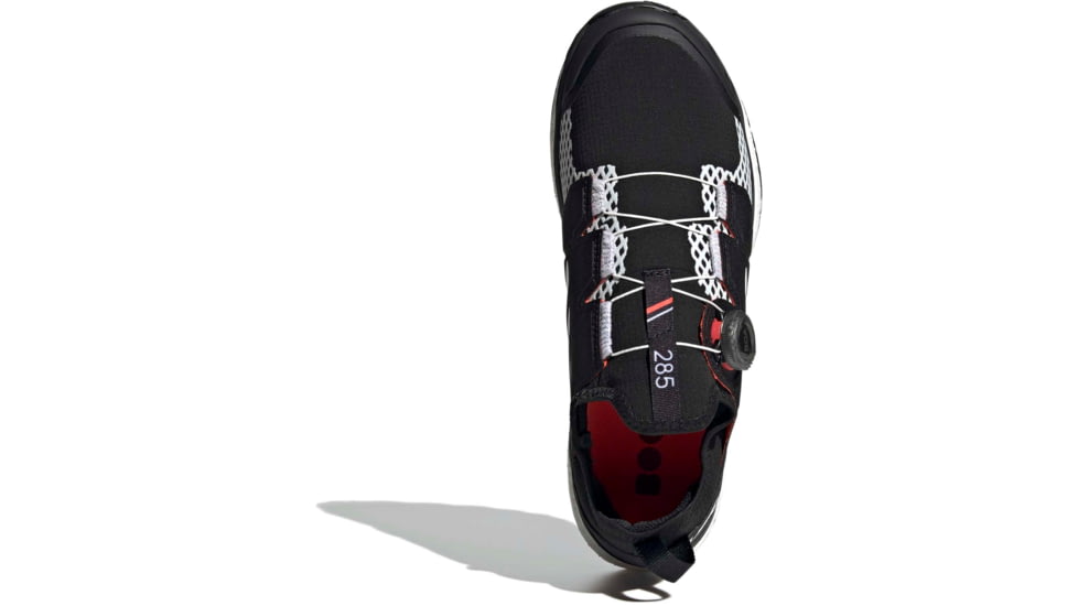 Adidas Terrex Agravic Boa Shoes - Men's, Core Black/Crystal White/Solar Red, 9, FY9454-001-9
