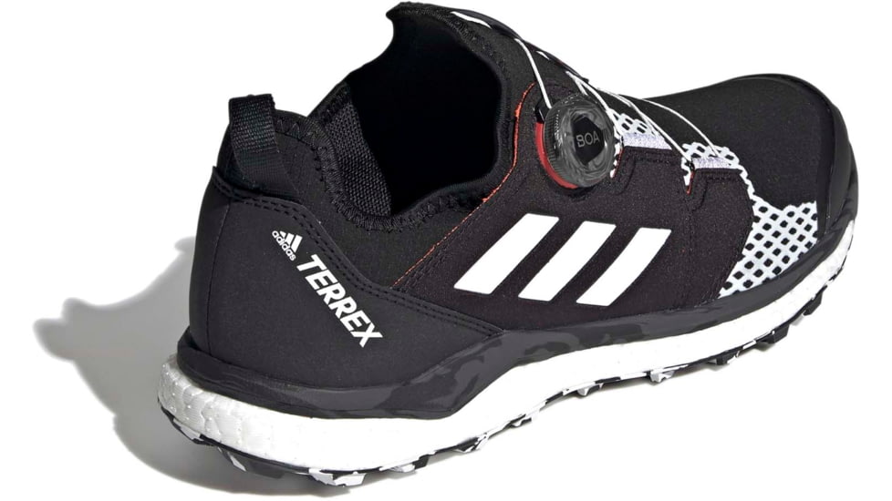 Adidas Terrex Agravic Boa Shoes - Men's, Core Black/Crystal White/Solar Red, 9, FY9454-001-9