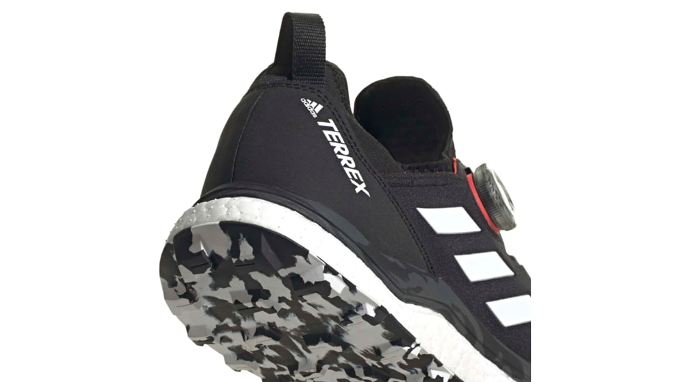 Adidas Terrex Agravic Boa Shoes - Men's, Core Black/Crystal White/Solar Red, 9, FY9454-001-9
