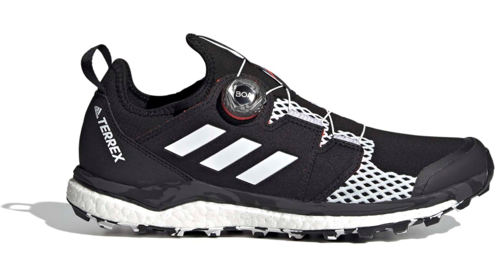 Adidas Terrex Agravic Boa Shoes - Men's, Core Black/Crystal White/Solar Red, 9, FY9454-001-9