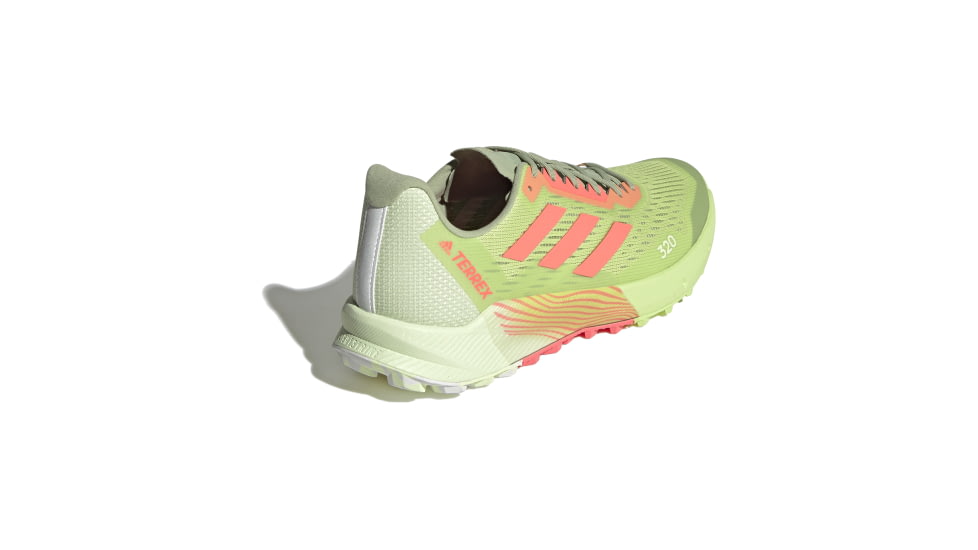 Adidas Terrex Agravic Flow 2 Trail Running Shoes - Men's, Pulse Lime/Turbo/Ftwr White, 10.5, H06575-10.5