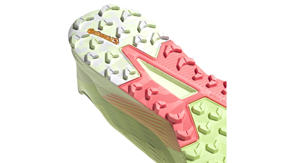 Adidas Terrex Agravic Flow 2 Trail Running Shoes - Men's, Pulse Lime/Turbo/Ftwr White, 10.5, H06575-10.5