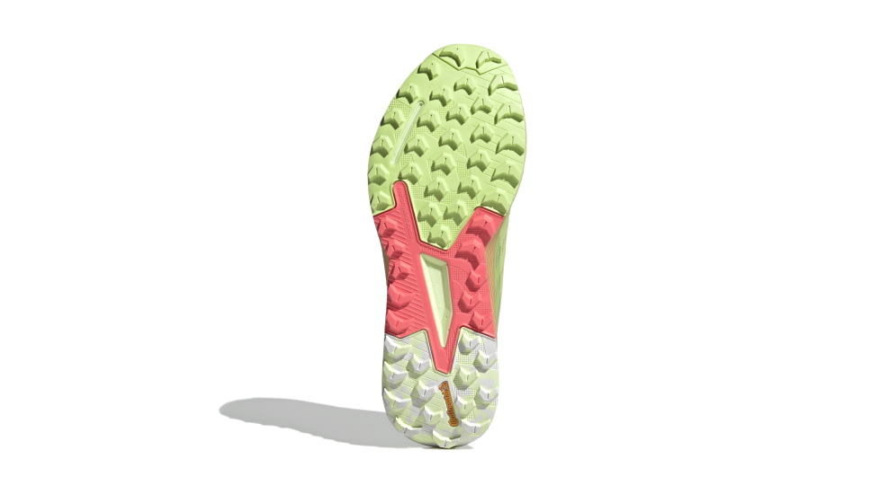 Adidas Terrex Agravic Flow 2 Trail Running Shoes - Men's, Pulse Lime/Turbo/Ftwr White, 10.5, H06575-10.5