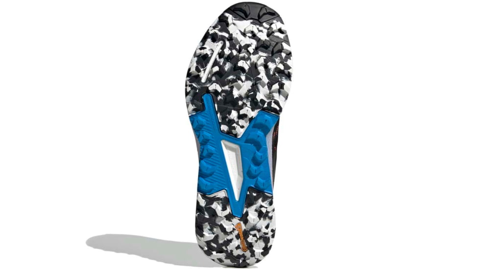 Adidas Terrex Agravic Flow 2 Trail Running Shoes - Womens, Core Black/Turbo/Blue Rush, 6, H03190-6