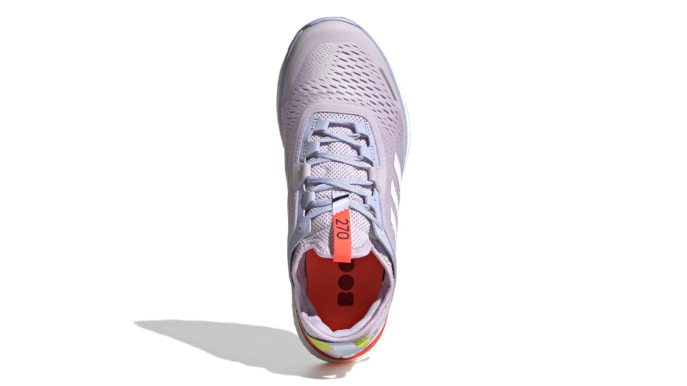 Adidas Terrex Agravic Flow Trailrunning Shoes - Womens, Purple Tint/Crystal White/Solar Red, 9, FZ2644-531-9