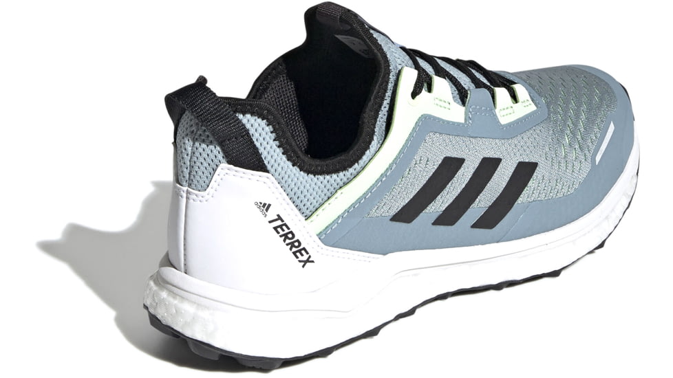 Adidas Terrex Agravic Flow - Womens, Ash Grey/Black/Glow Green, 8.5, G26099-8.5