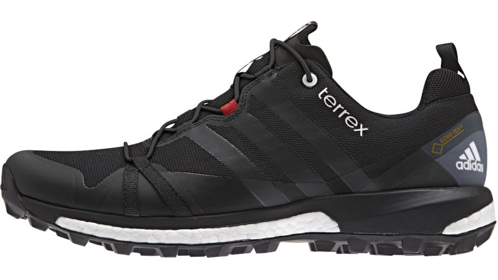 Adidas Terrex Agravic GTX Trail Running Shoe - Men's-Black/Red/White-Medium-11