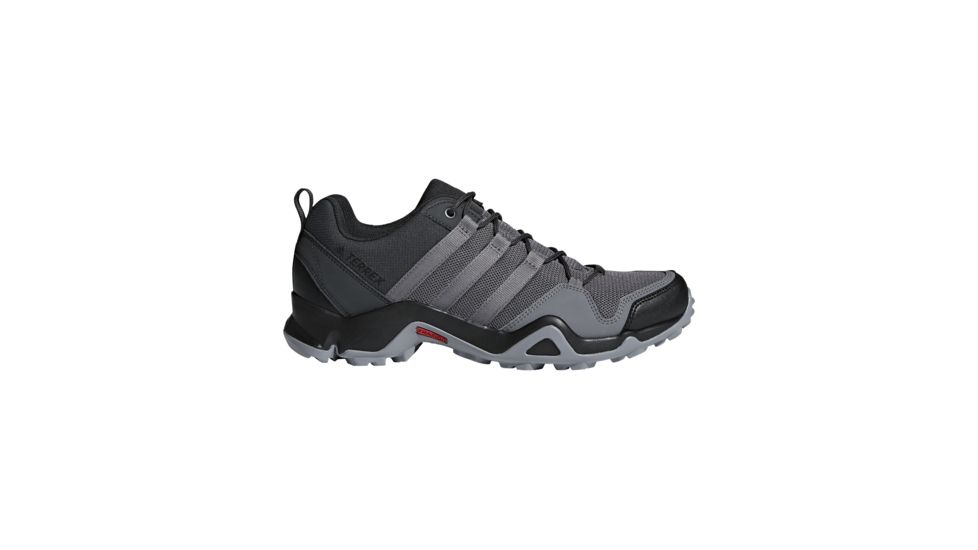 Adidas Terrex Ax2R Hiking Shoe- Men's, Carbon/Gray Four/Solar Slime, 13, CM7728-13