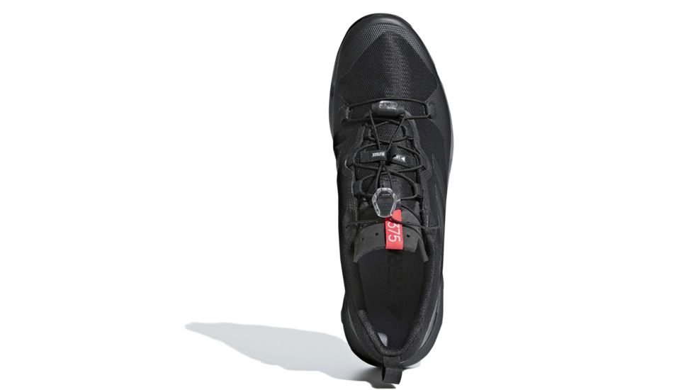 Adidas Terrex Men's Terrex Fast GTX-Surround Hiking Shoes, Black/Grey Five/Hi-Res Red, 12 US, AQ0365-12