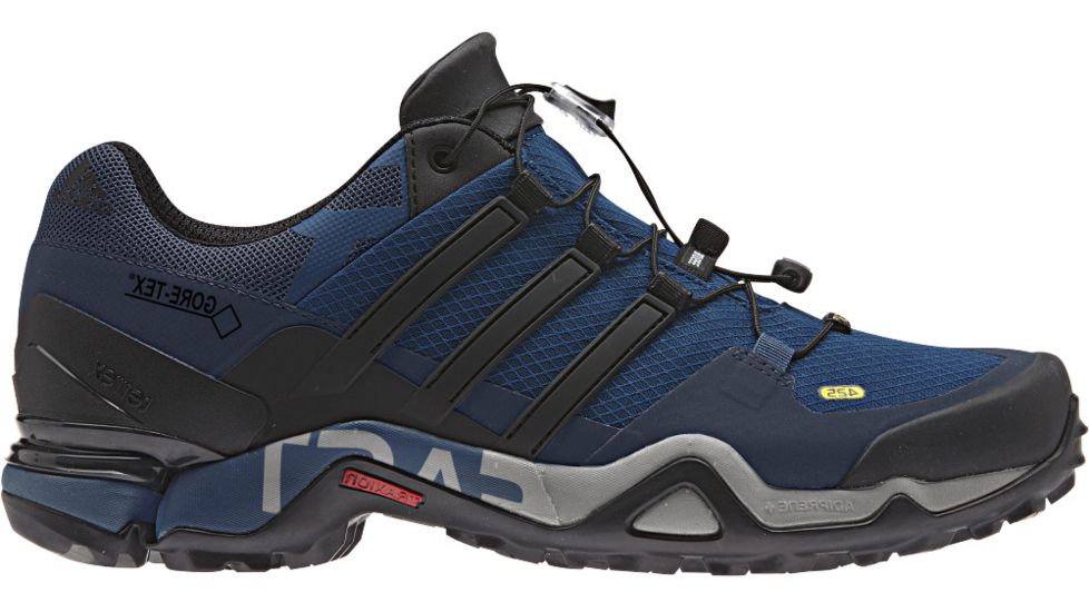 Adidas Terrex Fast R GTX Hiking Shoe - Men's-Tech Steel/Black/Navy-Medium-11.5