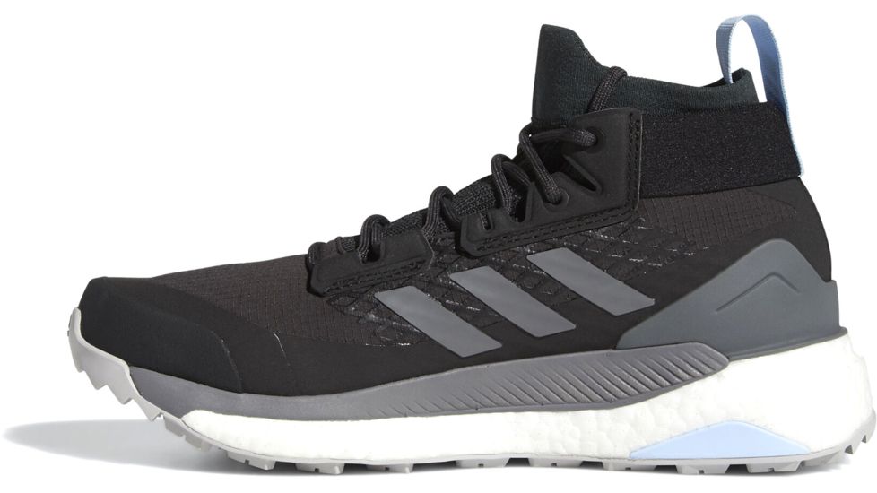 Adidas Terrex Free Hiker GTX - Womens, Carbon/Grey Four/Glow Blue, 10, G28464-10