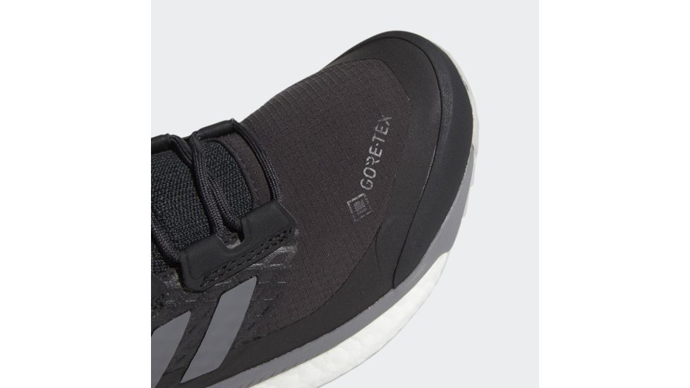 Adidas Terrex Free Hiker GTX - Womens, Carbon/Grey Four/Glow Blue, 10, G28464-10