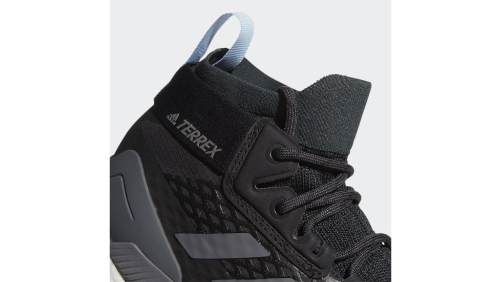 Adidas Terrex Free Hiker GTX - Womens, Carbon/Grey Four/Glow Blue, 10, G28464-10
