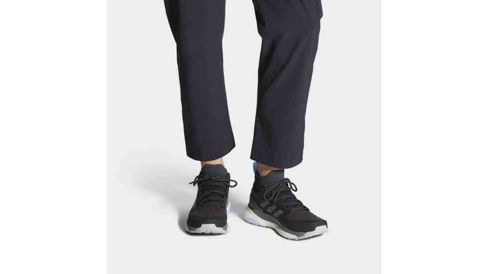 Adidas Terrex Free Hiker GTX - Womens, Carbon/Grey Four/Glow Blue, 10, G28464-10