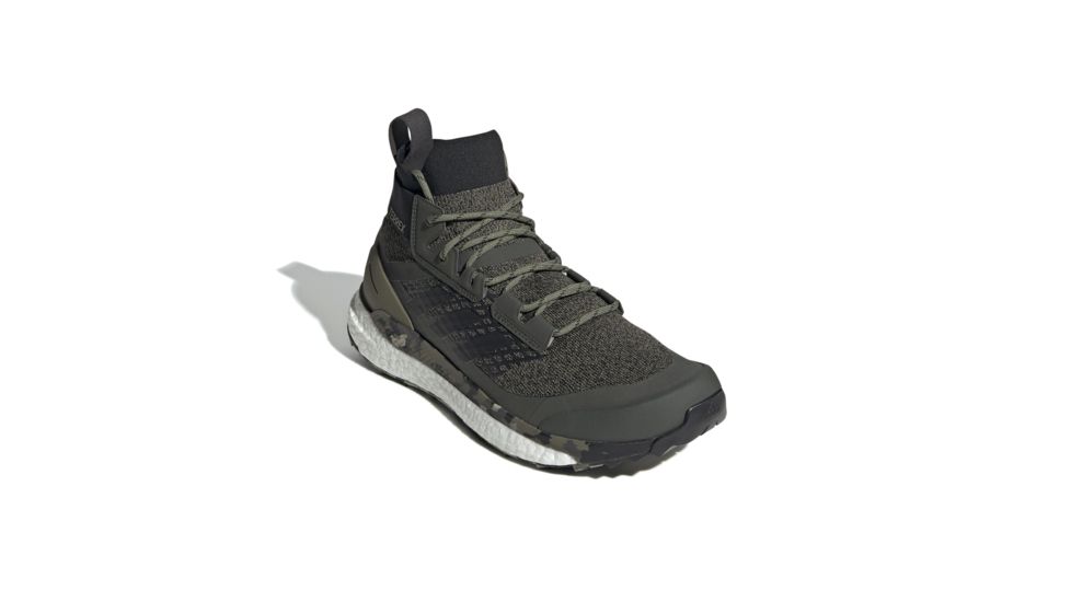 Adidas Terrex Free Hiker Hiking Shoes - Men's, Raw Khaki/Black/St Desert Sand, 13, EF0774-13