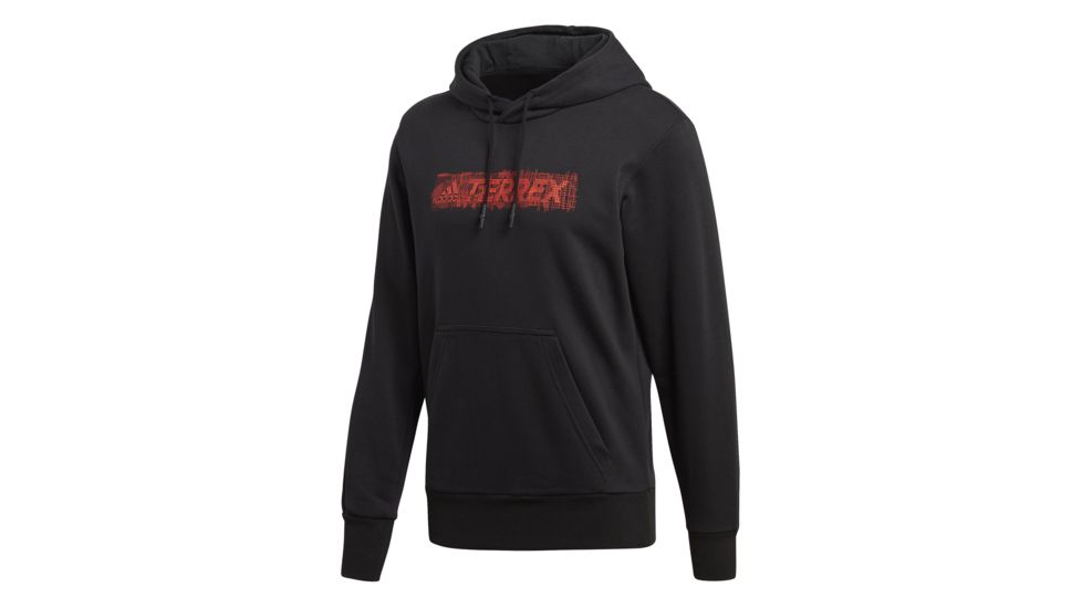 Adidas Terrex Logo Men's - Hoodie, Black, 2XL, CV6167-2XL