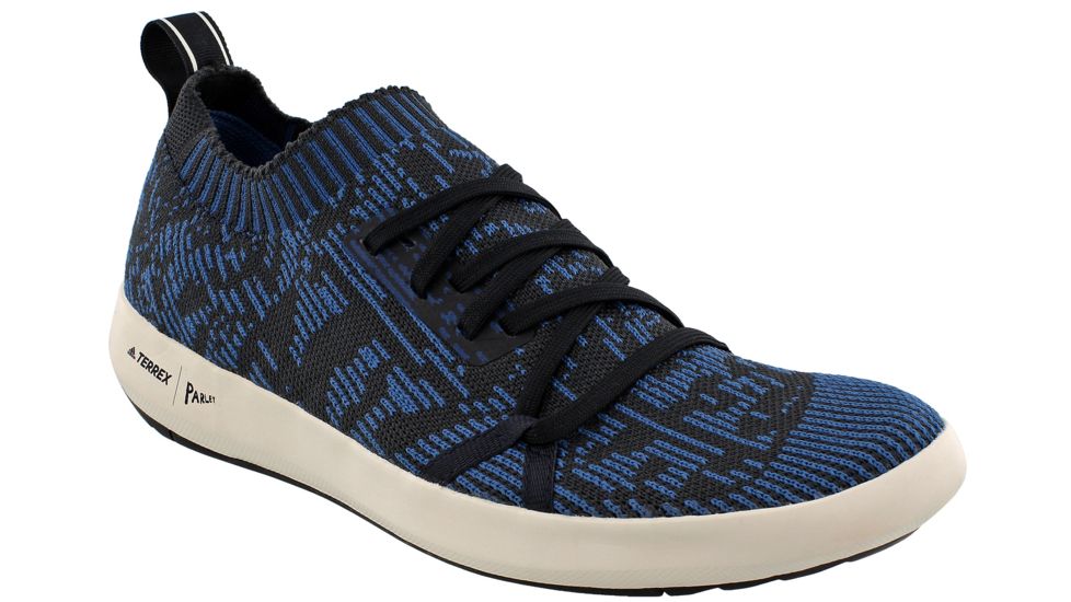Adidas Terrex Parley Climacool Boat Watersport Shoe - Men's-Core Blue/Core Black/White-Medium-8.5