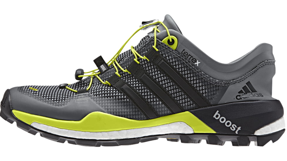 Adidas Terrex Skychaser Trail Running Shoe - Men's-Grey/Black/White-Medium-7.5 US