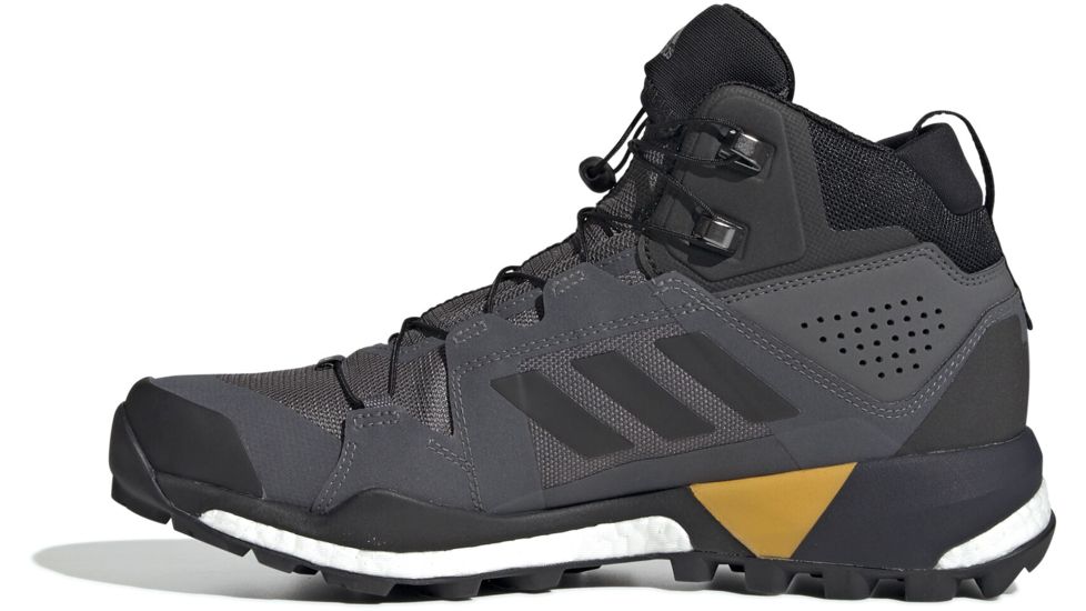 Adidas Terrex Skychaser XT Mid GTX - Men's, Grey Five/Black/Active Gold, 11, EE5335-11