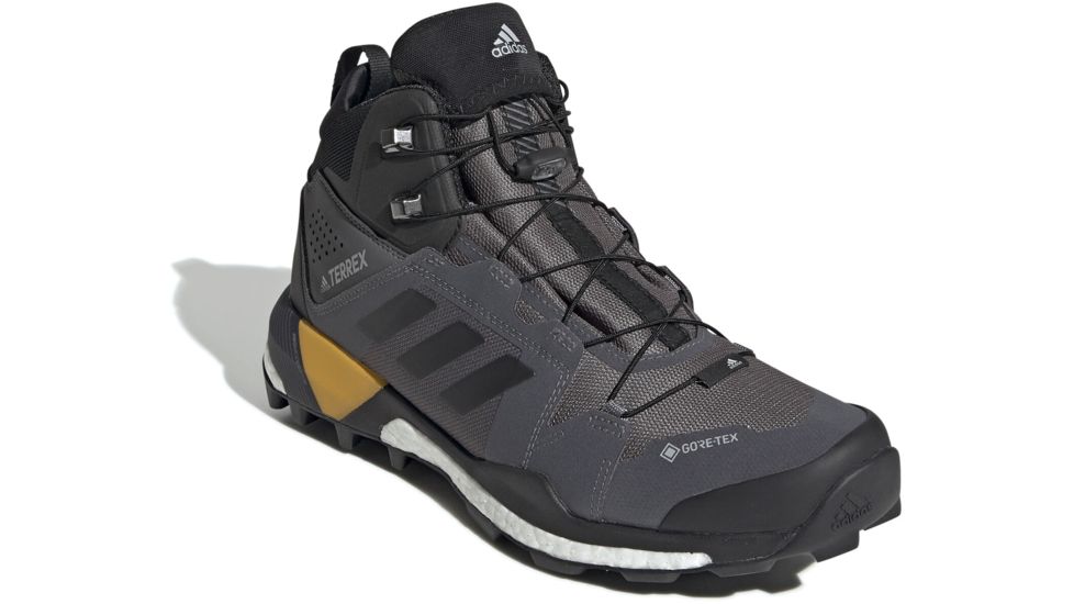 Adidas Terrex Skychaser XT Mid GTX - Men's, Grey Five/Black/Active Gold, 11, EE5335-11