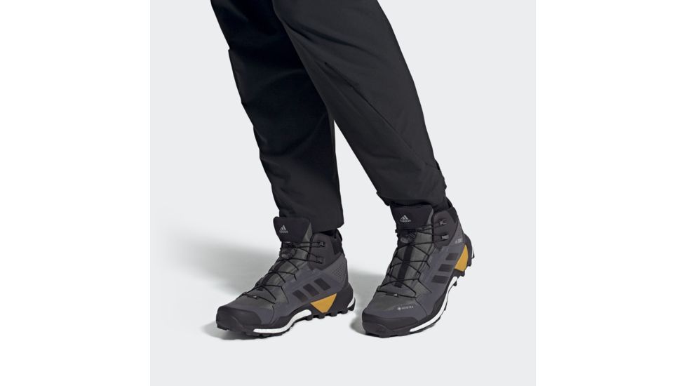 Adidas Terrex Skychaser XT Mid GTX - Men's, Grey Five/Black/Active Gold, 11, EE5335-11