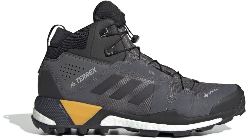 Adidas Terrex Skychaser XT Mid GTX - Men's, Grey Five/Black/Active Gold, 11, EE5335-11