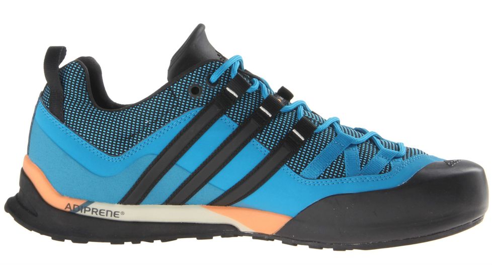 Adidas Terrex Solo Approach Shoe - Men's-Blue/Black/Zest-Medium-8 US