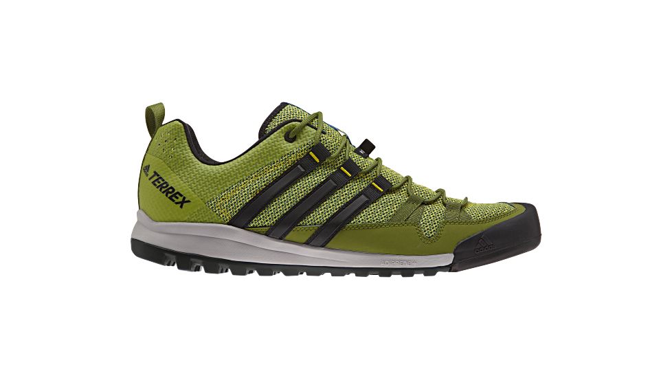 Adidas Terrex Solo Approach Shoe - Men's-Lime/Blk/Core Blue-Medium-9