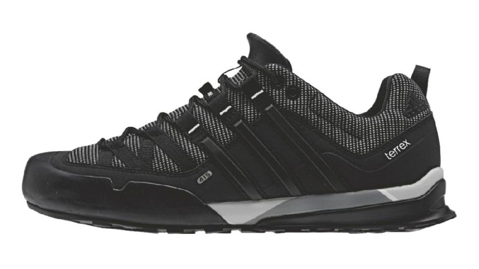 Terrex Solo Approach Shoe - Mens-Grey/Black/Onix-Medium-10 US