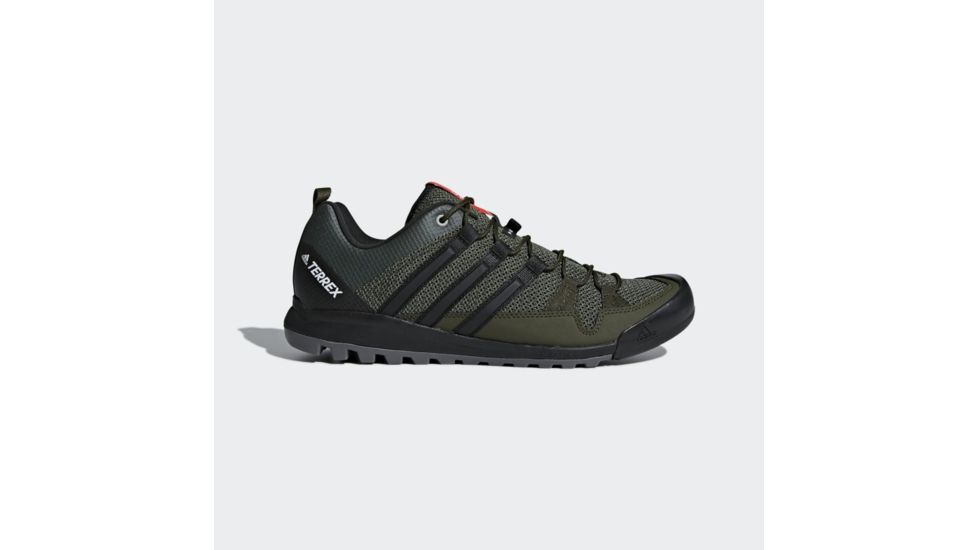 Adidas Terrex Solo Climbing Shoe - Mens, Night Cargo/Black/Base Green, 10, CM7658-10