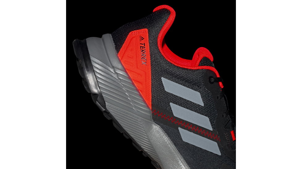 Adidas Terrex Soulstride Trailrunning Shoes - Men's, Core Black/Grey Four/Solar Red, 9, FY9214-001-9