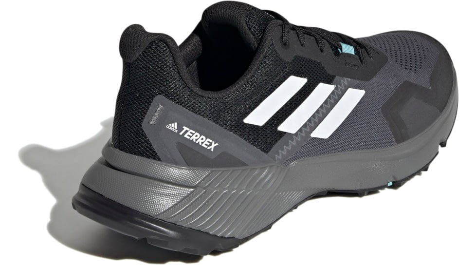 Adidas Terrex Soulstride Trailrunning Shoes - Womens, Core Black/Crystal White/Mint Ton, 5.5, FY9256-001-5.5