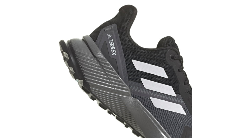 Adidas Terrex Soulstride Trailrunning Shoes - Womens, Core Black/Crystal White/Mint Ton, 5.5, FY9256-001-5.5