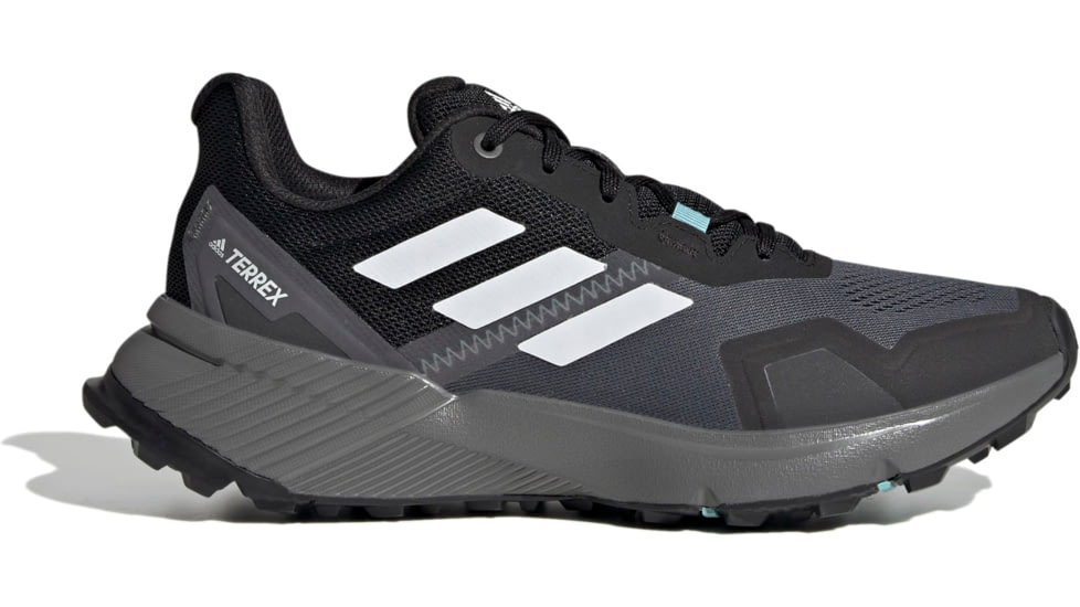 Adidas Terrex Soulstride Trailrunning Shoes - Womens, Core Black/Crystal White/Mint Ton, 5.5, FY9256-001-5.5