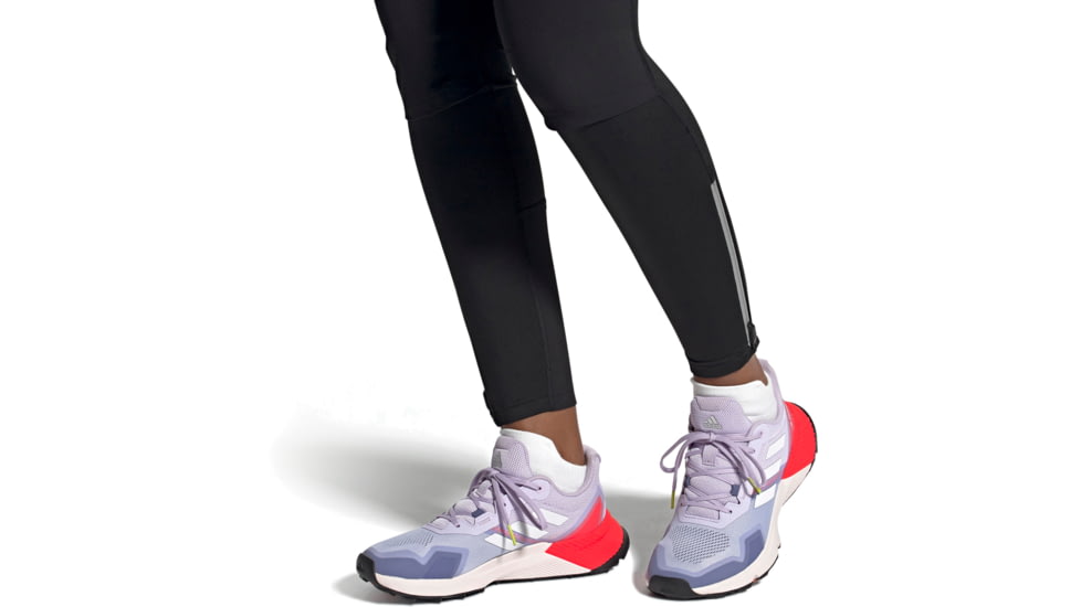 Adidas Terrex Soulstride Trailrunning Shoes - Womens, Violet Tone/Crystal White/Solar Red, 7, FY9258-538-7