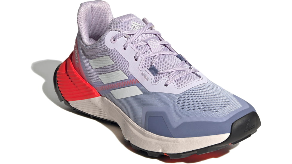 Adidas Terrex Soulstride Trailrunning Shoes - Womens, Violet Tone/Crystal White/Solar Red, 7, FY9258-538-7