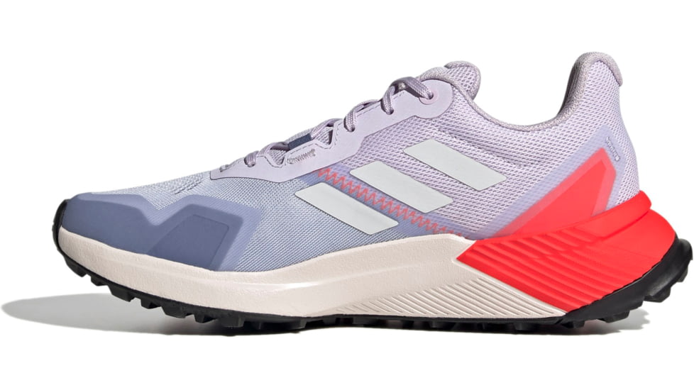 Adidas Terrex Soulstride Trailrunning Shoes - Womens, Violet Tone/Crystal White/Solar Red, 7, FY9258-538-7