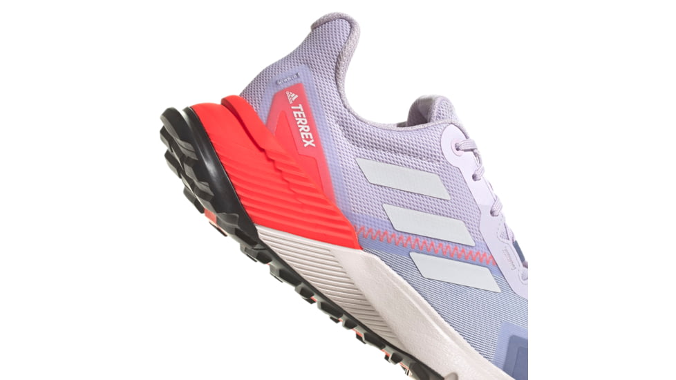 Adidas Terrex Soulstride Trailrunning Shoes - Womens, Violet Tone/Crystal White/Solar Red, 7, FY9258-538-7
