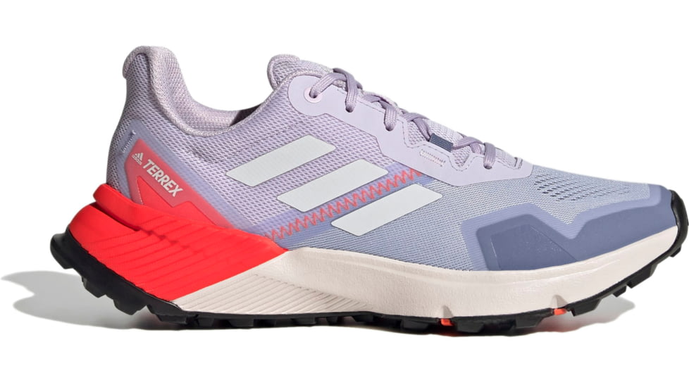 Adidas Terrex Soulstride Trailrunning Shoes - Womens, Violet Tone/Crystal White/Solar Red, 7, FY9258-538-7