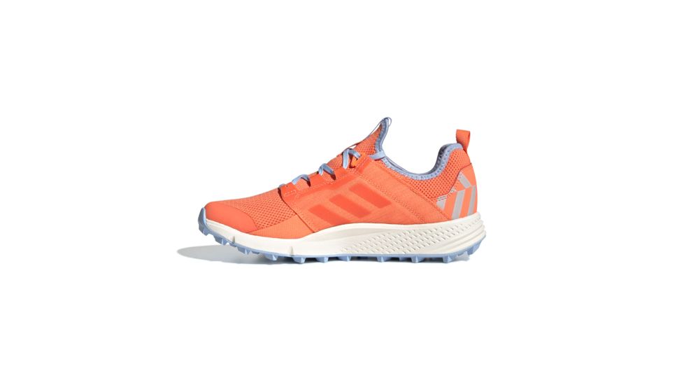 Adidas Terrex Speed LD - Womens, Hi-Res Coral/Hi-Res Coral/Glow Blue, 9.5, G26441-9.5