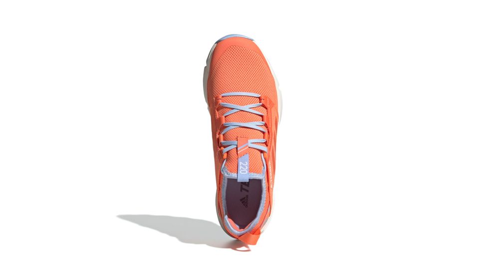 Adidas Terrex Speed LD - Womens, Hi-Res Coral/Hi-Res Coral/Glow Blue, 9.5, G26441-9.5
