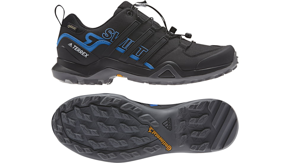 Adidas Terrex Swift R2 GTX Hiking Shoe - Men's, Black/Black/Bright Blue, 9, AC7829-9